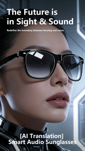 Gafas Inteligentes XCTSW F60 con Traducción IA en Tiempo Real, Soporte Multi-idioma, Control por Voz y Reproductor de Música para Ciclismo, Pesca y Viajes - Product Image 2