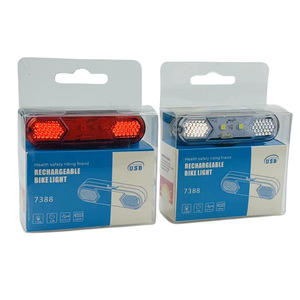 Luz trasera para bicicleta Atrio, Led recargable, 4 modos, blanco y rojo, resistente al agua Ipx4, para ciclismo nocturno en bicicleta de montaña - Product Image 3