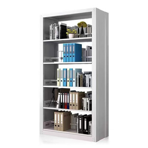 Heavy Duty Adjustable Steel Bookshelves with 5-Layer <b>Storage</b> for Office & Living Room-Durable Detachable Design - Product Image 1