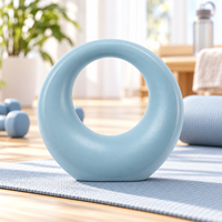 Kettlebell Supro en PE personnalisé, rempli de ciment, pour femmes, entraînement de force à domicile, Pilates