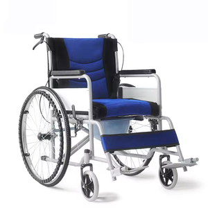 Fauteuil roulant de mobilité pliable manuel utilisé à des fins médicales pour les personnes âgées et les fauteuils roulants handicapés - Product Image 3