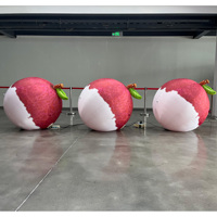 Opblaasbare banaan peer lychee aardbei watermeloen citroen ballon gigantische opblaasbare appel reclame opblaasbaar fruit voor evenementen