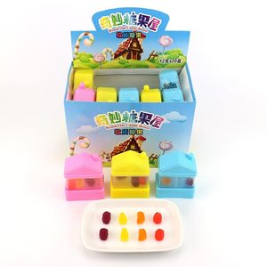 Merveilleuse <span class=keywords><strong>maison</strong></span> de <span class=keywords><strong>bonbons</strong></span> avec divers <span class=keywords><strong>bonbons</strong></span> gommeux doux en forme de fruit - Product Image 2
