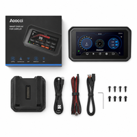 Aoocci BM6 CarPlay sans fil pour moto, écran 6 pouces lisible en plein soleil, affichage à atténuation automatique, IP67 pour BMW R1250GS F850GS S1000XR