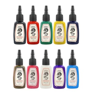 ชุดหมึกสัก 14 สี 15 มล. 0.5 ออนซ์ สีสำหรับฝึกหัดสำหรับศิลปินสักลายมือใหม่ - Product Image 1