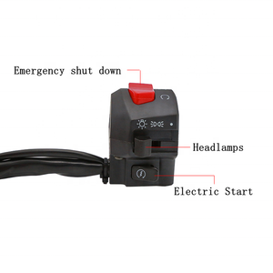 22Mm Elektrische Motorfiets Schakelaar Claxon Turn Licht, Start Het Handvat, Refit Multifunctionele Schakelaar - Product Image 3
