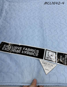 Tissus Atiku Dentelle <span class=keywords><strong>suisse</strong></span> de haute qualité en voile de coton Dentelle polonaise pour hommes - Product Image 4