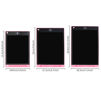 8.5/10/12 inç elektronik silinebilir kullanımlık LCD yazma tableti çizim kurulu çocuklar için okul için grafik kurulu