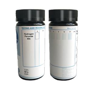 Bandelettes de test d'<span class=keywords><strong>eau</strong></span> sans <span class=keywords><strong>chlore</strong></span> OPA pour usage domestique, OEM ODM, 100 bandelettes, peroxyde d'hydrogène H2O2 0-100 ppm - Product Image 5