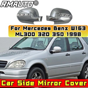 ฝาครอบกระจกมองข้างแบบ LED สำหรับรถยนต์ Mercedes Benz W163 ML300 320 350 ปี 1998 ป้องกันรอยขีดข่วน  ตกแต่งกระจกมองข้าง - Product Image 1