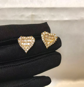 Boucles d'oreilles clous en diamant CZ de haute qualité pour hommes, femmes, unisexe, bijoux en or, clous délicats pour tous les jours, design élégant et minimaliste - Product Image 2