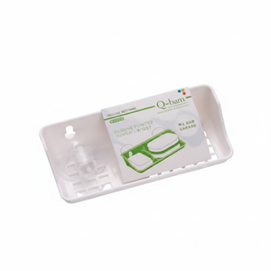 Piatto di sapone di aspirazione bianco Q-BAN - Product Image 1