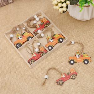 DAMAI Calabazas, Hojas de Arce, Elfos y Gnomos de Madera para Coche, Adornos Colgantes, Sets de Arte, Regalos para el Hogar, Decoraciones para Árbol de Acción de Gracias - Product Image 2