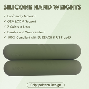 <span class=keywords><strong>Mancuernas</strong></span> de Silicona Ajustables Ecológicas con Logotipo Personalizado para Pilates, Yoga, Gimnasio en Casa, Fitness, Agarre Suave para Ejercicio Integral - Product Image 2