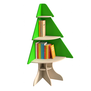 EDULAND ODM Set di Librerie a Forma di Albero in Legno Massello, per Scuola, Soggiorno, Camera dei Bambini - Ecologico, Sicuro, Facile da Montare, con Spazio di Archiviazione - Product Image 4
