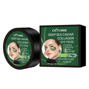 Masque pour les yeux au collagène de caviar des grands fonds Cktuing, boîte de 60 masques en gel pour l'hydratation et les soins anti-rides - Product Image 2