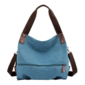 Bolso de Hombro de Lona para Mujer, Económico, 100% a la Moda, con Cierre, Forro de Poliéster, Estilo Vestido, Resistente al Agua, 2024 - Product Image 1