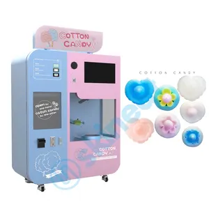 Latest Type Credit Card Automatic Cotton Candy Machine Electric Sugar Cotton Candy Machine for Sale