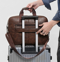 Sac à bandoulière spacieux pour homme avec double fermeture éclair, poignée rembourrée, idéal pour ordinateur portable, OEM/ODM, pour les déplacements professionnels rapides et quotidiens