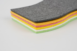 Éponge de nettoyage en pâte de bois composite double face de type S, épaisse et durable, en gros - Product Image 3