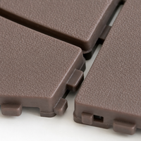 Dalles de terrasse emboîtables en plastique PP, dalles de terrasse extérieures 30x30cm, aspect pierre naturelle, à clipser, pour jardin, balcon, sol