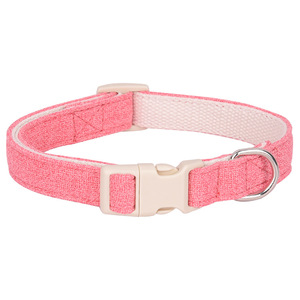 <span class=keywords><strong>Collar</strong></span> Ajustable de Doble Contraste de Algodón y Lino para Perros Pequeños, Medianos y Grandes, para Chihuahua, Bulldog, Pug - Product Image 2