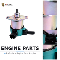 104-5155 Solenoid Pemutus Bahan Bakar 12V untuk Katup Penghenti Mesin Diesel Kubota V1205 V1505 V1305 D1105 D1005