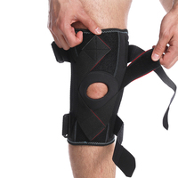 Genouillère de protection professionnelle en néoprène épais antidérapant avec stabilisateurs latéraux en silicone pour adultes atteints d'arthrite