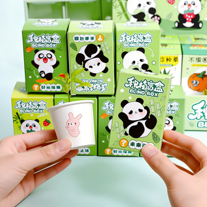 Caja Sorpresa Panda Planting con Plantas en Maceta de 7cm, Semillas de Flores para Oficina, Observación del Crecimiento, Regalo DIY - Product Image 1