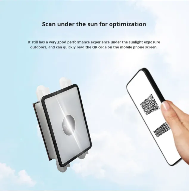 NORGEE Z8 Fixed-Mount OEM Barcode Scanner Module USB 640x480 Resolution 2D Embedded Vending Machine QR Panel Kiosk in Stock