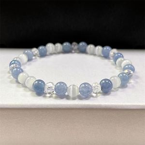 Bracelet en pierre naturelle avec perles de verre colorées – Qualité studio de yoga – Fournisseur expert en or – Approvisionnement centralisé - Product Image 5