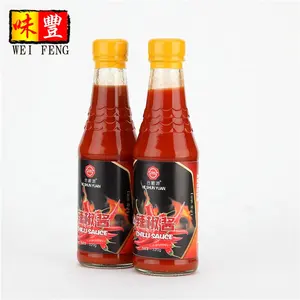 Chinese Spicy Sauce OEM Factory HACCP HALAL Chinese Condiments Strong Spicy Taste Red Chili Flavor Extra Hot Chilli Sauce