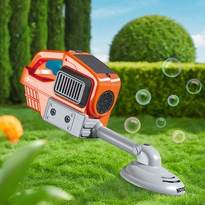 Electric Automatic Soap Bubble Machine <strong>Toy</strong> Indoor Outdoor Kids <strong>Lawn</strong> <strong>Mower</strong> Bubble Blower Maker Machine with Light - Product Image 2