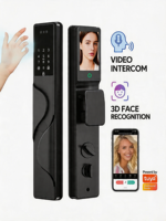 Serrure électronique à empreinte digitale 3D à déverrouillage rapide, longue durée de vie, résistante à la pluie, haute sécurité pour porte en bois