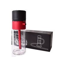 Nouveau Kit Chicha Portable pour Voiture en Verre, Petit Format, avec Tuyau en Verre pour Fumer des Arômes Doux