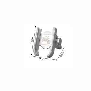 Aluminum Alloy Motorcycle Phone Holder Universal <b>Clip</b> Mount 50mm-95mm One Touch Release for Riding - Product Image 1