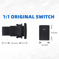 Skyearth Interruptor de botón LED de 12V con varios símbolos para barra de luz, interruptor de control central para coche Toyota