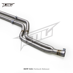 Sistema de escape Catback de acero inoxidable OEM SS304 para <span class=keywords><strong>BMW</strong></span> 640/640i N55 3,0 T 2012-2018 silenciador de tubo de escape de válvula de coche deportivo de carreras - Product Image 4