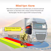 Moniteur tactile IPS 10,36 pouces avec 4 entrées caméras, système BSD pour bus, voiture, camion, surveillance multimédia, dashcam