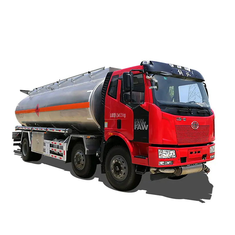 China Fuel Tanker Truck 25cbm 20 tons 6x2 Custom Sinotruk Aluminum Alloy Oil Tanker Truck Fuel Transport AW513