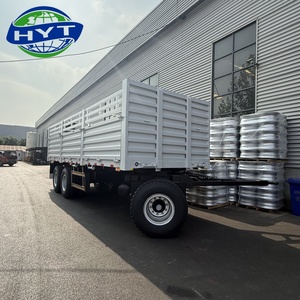 Lage Prijs 3-assige Dieplader Met Volledige Vrachtwagen Kant Dump Hek En Trekstang Sleepwagen Voor Vrachtvervoer - Product Image 6