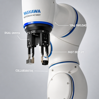 Robot collaboratif HC10DT YASKAWA Cobot 46 kg, double outil, double pince, entraînement servo-électrique 220V/380V, contrôleur PLC YRC1000