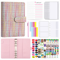 Nouveau design – Carnet de budget A6 en cuir PU avec enveloppes et étiquettes autocollantes – Organiseur de budget en gros