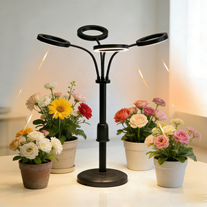 LED Grow Light Plant Glow Lights Dimmable Timer Grow Lights Indoor Plant 8W <b>Small</b> Plant <b>Table</b> Light for Succulents Green Plants - Product Image 3