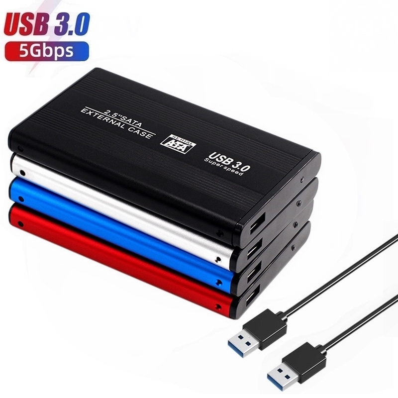 USB 3.0 2.0 2.5 inç SATA mobil HDD durumda alüminyum USB2.0 USB3.0 SATA3 SSD sabit Disk Disk harici depolama muhafaza kutusu