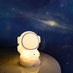 Lámpara Infantil de Silicona con Forma de <span class=keywords><strong>Astronauta</strong></span>, Lámpara Nocturna LED con Carga USB, Lámpara Nocturna con Certificación CE para Niños, Bebés y Guardería - Product Image 5
