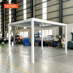 Pérgola de Lujo para Exteriores Junto a la Piscina con Brisa y Sombra, Moderna Escapada al Jardín, Pabellón con Brisa y Sombra M3-S UOGEL - Product Image 4