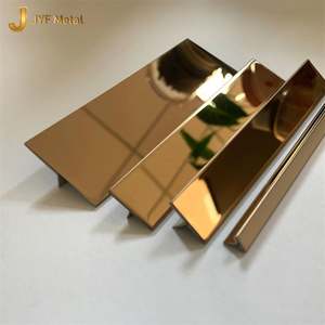 LL350 Stainless Steel <b>Tile</b> Trim 304 Grade Decorative T Shape Metal Profile <b>Tile</b> Profiles for <b>Tile</b> Edging Protection - Product Image 5