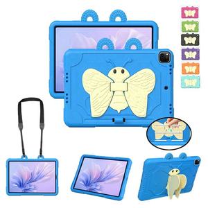 เคสแท็บเล็ตกันกระแทกสำหรับเด็กผู้หญิง HGD รุ่น EVA พร้อมขาตั้งรูปผีเสื้อ สายสะพายไหล่ ใช้ได้กับ iPad 10.2" Air 3 iPad Pro 10.5" - Product Image 1