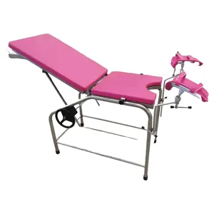 Medical Clinic Patient Examination Table Beds Stainless Steel Adjustable Examination Hospital Bed Medical Furniture Equipment